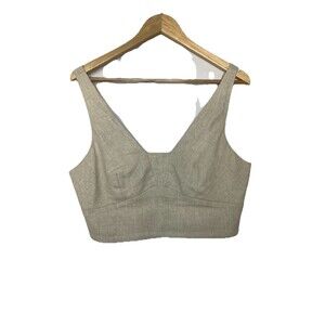 Banana Republic Women's 8 Linen Blend Sand Sleeveless Top Tank